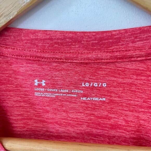 Under Armour Coral Orange Long Sleeve Shirt - Picture 5 of 8